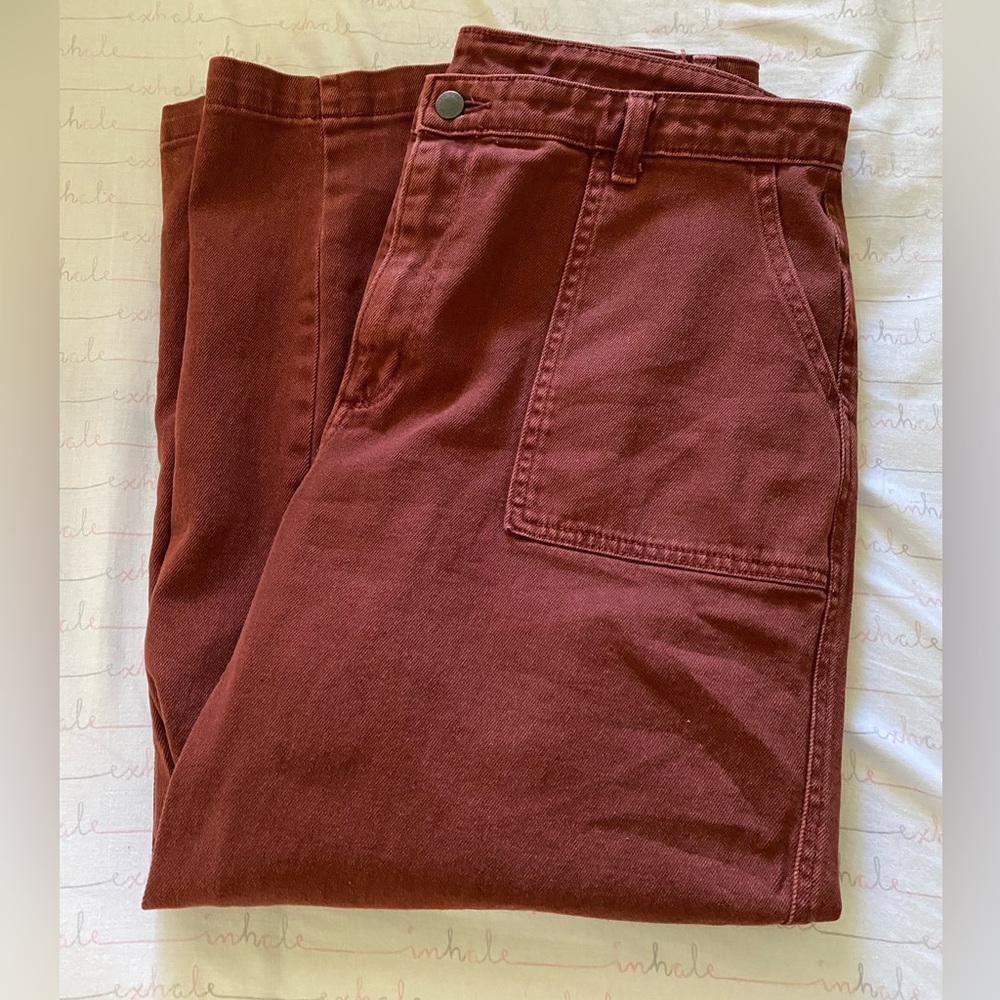Universal Thread rusty colored straight legged pants